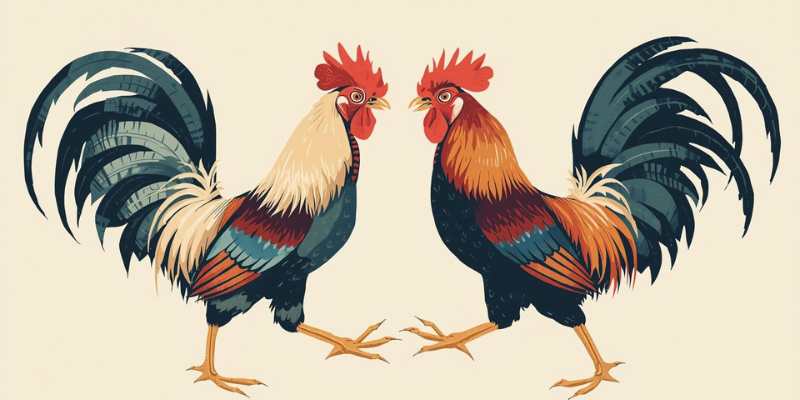 Trận đấu gà được phát sóng trực tiếp thông qua nền tảng internet